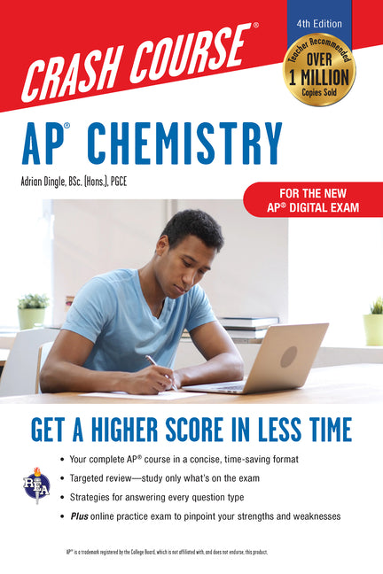 AP Chemistry Crash Course, Book + Online: Get a Higher Score in Less Time (Fourth Edition, Revised) - Ingram