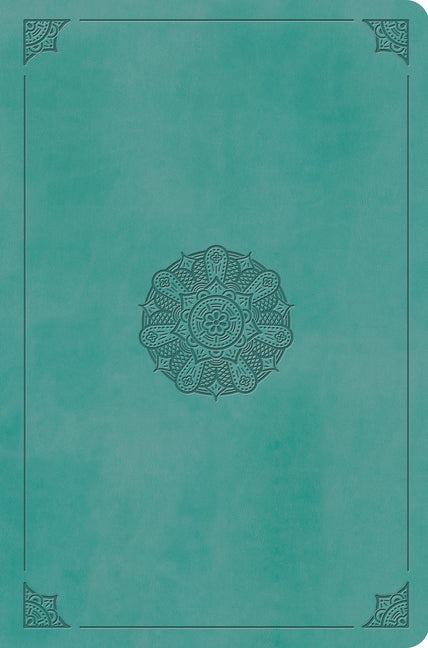 ESV Value Compact Bible (Trutone, Turquoise, Emblem Design) - Ingram
