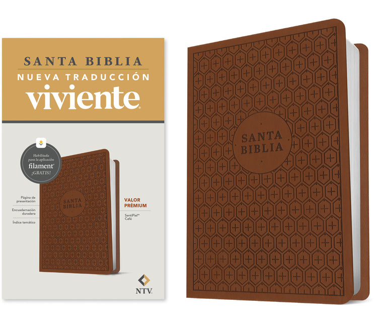Biblia Valor Prémium Ntv Con Filament (Sentipiel, Café) - Ingram