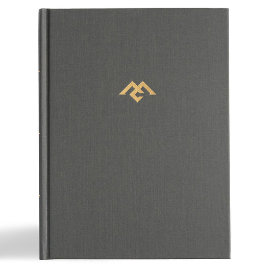 CSB Men of Character Bible, Revised and Updated, Charcoal Cloth Over Board - Ingram