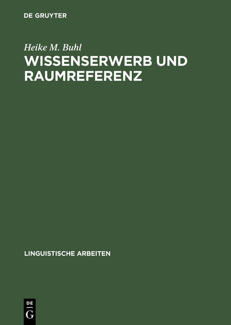 Wissenserwerb und Raumreferenz (Reprint 2015) - Ingram