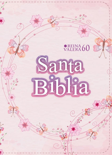 Biblia Rvr 1960 Compacta Símil Piel Juvenil Mariposa Palo Rosa (Bible Rvr 1960 Compact Size Leatherlike Youth Light Pink Butterfly (Spanish Edition) - Ingram