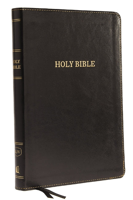 KJV, Thinline Bible, Large Print, Imitation Leather, Black, Indexed, Red Letter Edition - Ingram