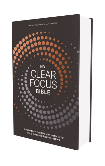 Niv, Clear Focus Bible, Hardcover, Charcoal/Copper: Read More of the Bible with Better Focus - Ingram