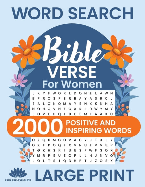 Word Search Bible Verse for Women (Large Print): Positive and Inspiring Brain Games Word Find Puzzles, Encouraging Faith, Religion and Psalms for Adul - Ingram