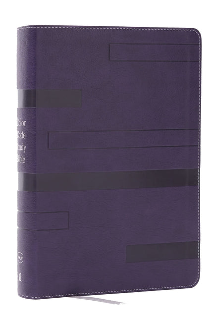 Color Code Study Bible, Revealing God's Truth Color by Color (Nkjv, Purple Leathersoft, Red Letter) - Ingram