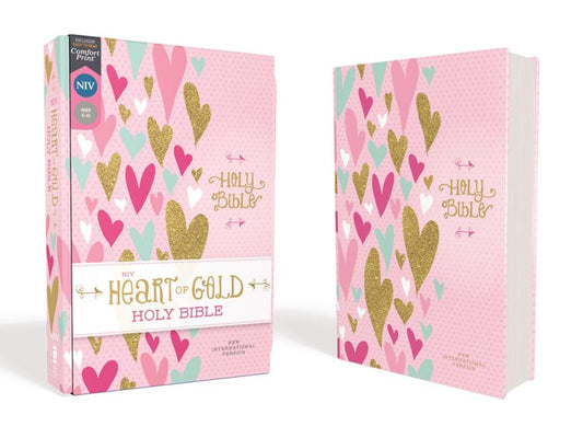 Niv, Heart of Gold Holy Bible, Hardcover, Red Letter Edition, Comfort Print - Ingram