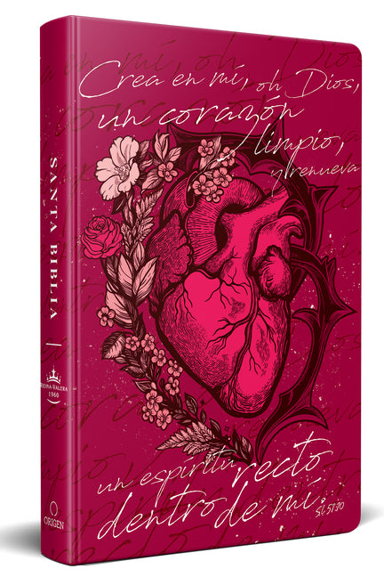 Biblia Reina Valera 1960 Letra Grande, Tapa Dura, Tamaño Manual Corazón (Rosada) / Spanish Bible Rvr 1960. Handy Size, Large Print, Hardcover, Pink - Ingram