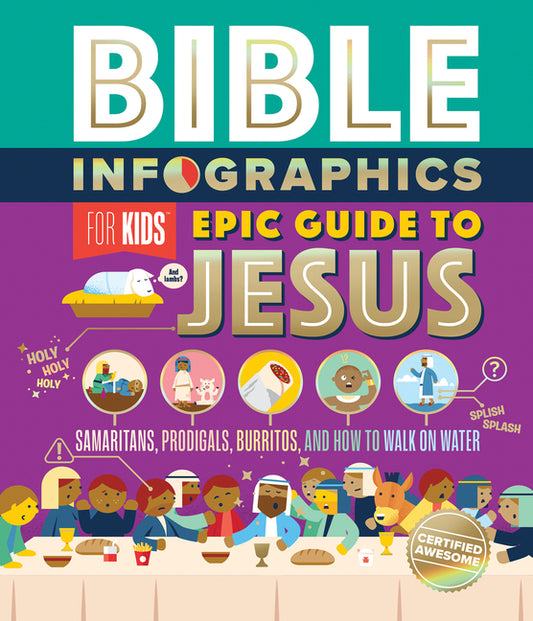 Bible Infographics for Kids Epic Guide to Jesus: Samaritans, Prodigals, Burritos, and How to Walk on Water - Ingram