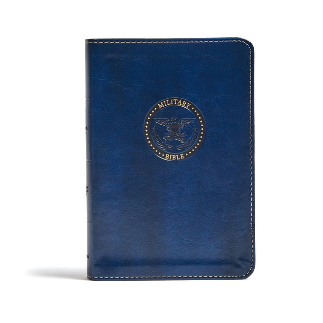 CSB Military Bible, Royal Blue Leathertouch - Ingram