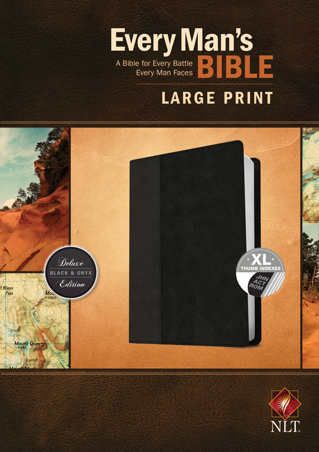 Every Man's Bible NLT, Large Print, Tutone - Ingram