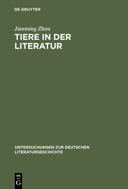 Tiere in der Literatur (Reprint 2013) - Ingram