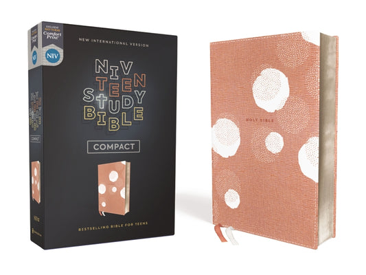 Niv, Teen Study Bible (for Life Issues You Face Every Day), Compact, Leathersoft, Peach, Comfort Print - Ingram