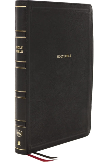 Nkjv, Deluxe End-Of-Verse Reference Bible, Personal Size Large Print, Leathersoft, Black, Red Letter Edition, Comfort Print: Holy Bible, New King Jame - Ingram