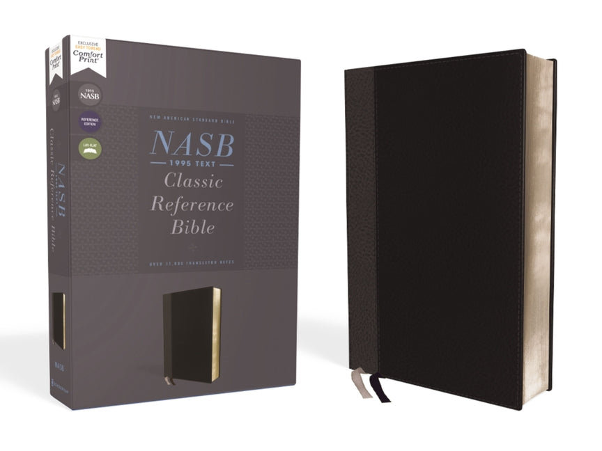Nasb, Classic Reference Bible, Leathersoft, Black, Red Letter, 1995 Text, Comfort Print - Ingram