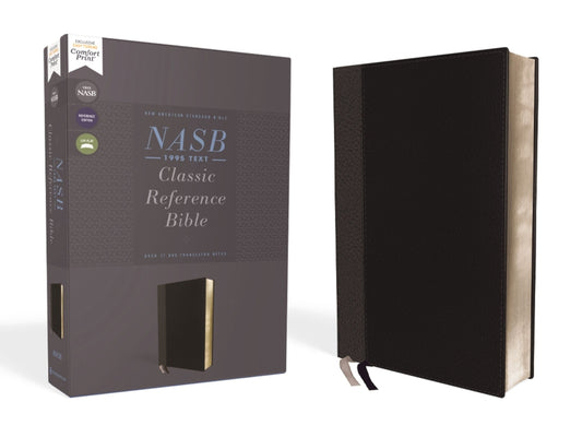 Nasb, Classic Reference Bible, Leathersoft, Black, Red Letter, 1995 Text, Comfort Print - Ingram