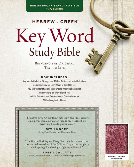 Hebrew-Greek Key Word Study Bible-NASB: Key Insights Into God's Word (Revised) - Ingram