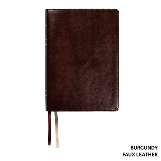 Lsb Inside Column Reference, Paste-Down, Reddish-Brown Faux Leather - Ingram