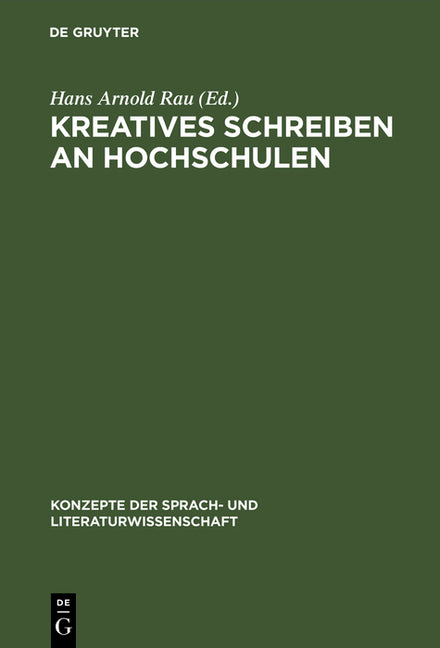 Kreatives Schreiben an Hochschulen (Reprint 2016) - Ingram