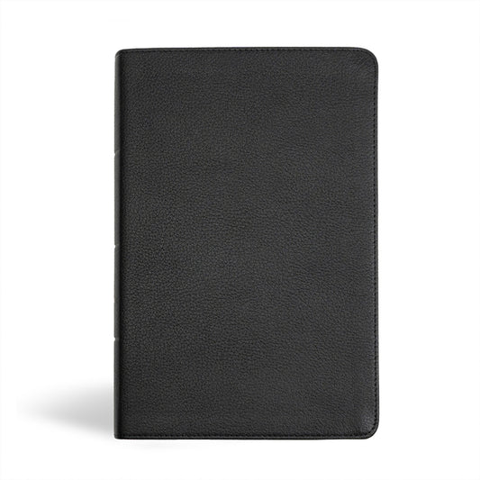 KJV Personal Size Giant Print Bible, Black Genuine Leather - Ingram