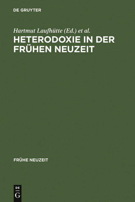 Heterodoxie in Der Frühen Neuzeit (Reprint 2011) - Ingram