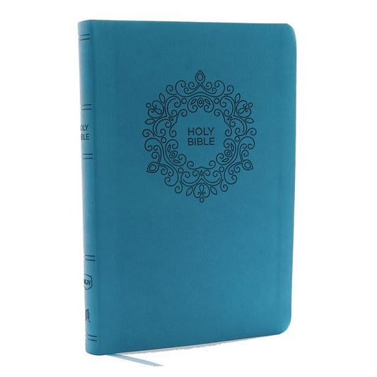 NKJV, Value Thinline Bible, Large Print, Imitation Leather, Blue, Red Letter Edition - Ingram