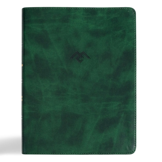 CSB Men of Character Bible, Revised and Updated, Forest Leathertouch, Indexed - Ingram