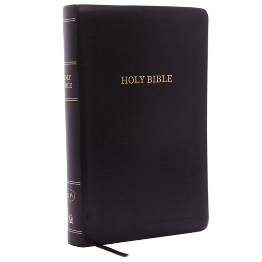 KJV, Reference Bible, Personal Size Giant Print, Leather-Look, Black, Red Letter Edition - Ingram