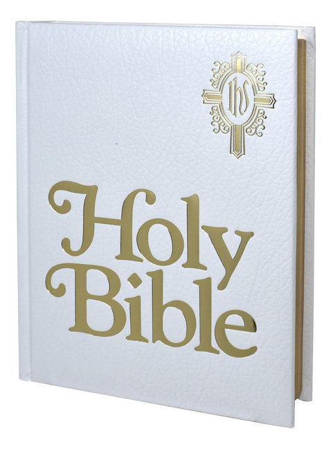 New Catholic Bible Family Edition (White) - Ingram