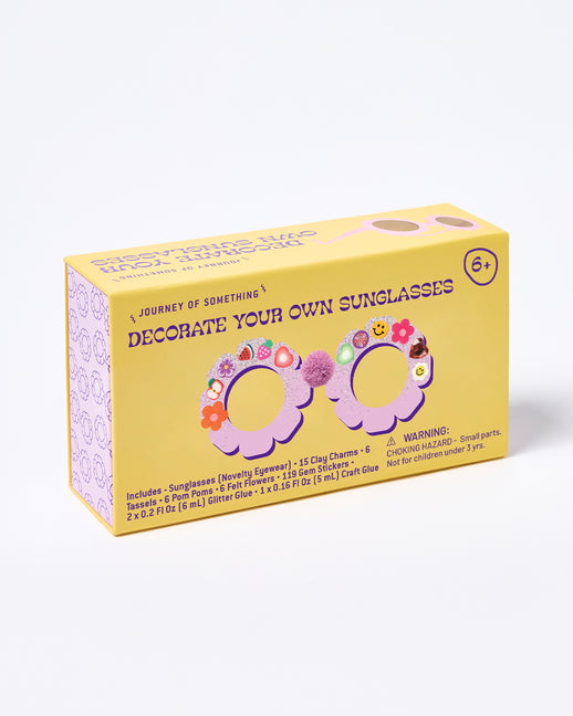 Decorate Your Own Flower Sunglasses Kit - DIY Kids' Craft Set - Kids Ages 5+ - Ingram