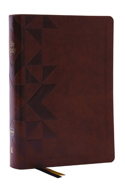 Nkjv, the Bible Study Bible, Leathersoft, Brown, Comfort Print: A Study Guide for Every Chapter of the Bible - Ingram