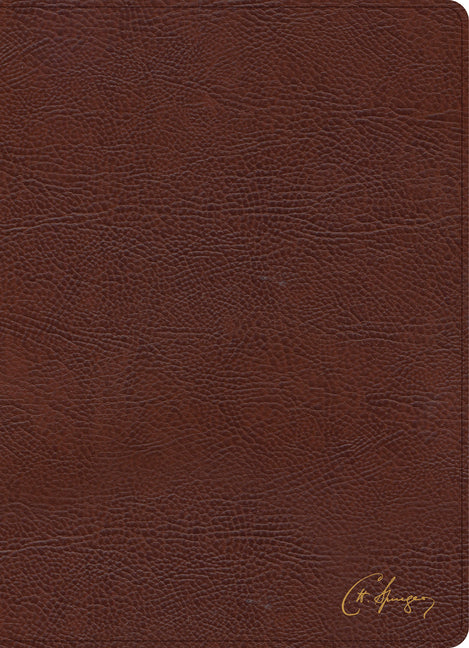 KJV Spurgeon Study Bible, Brown Bonded Leather - Ingram