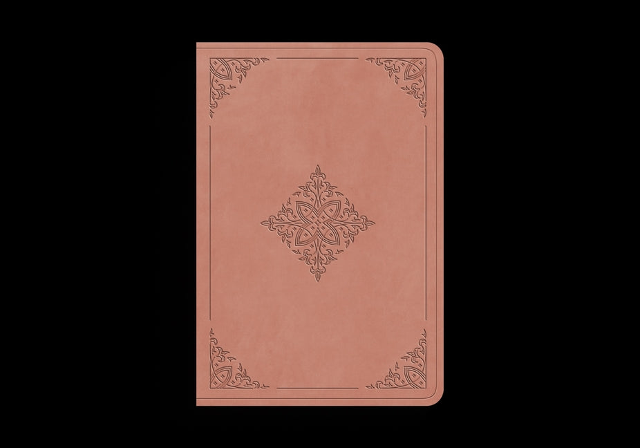 ESV Value Large Print Compact Bible (Trutone, Blush Rose, Fleur-De-Lis Design) - Ingram