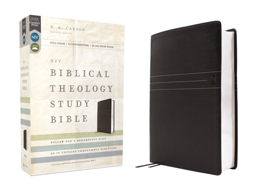 Niv, Biblical Theology Study Bible (Trace the Themes of Scripture), Leathersoft, Black, Comfort Print: Follow God's Redemptive Plan as It Unfolds Thro - Ingram