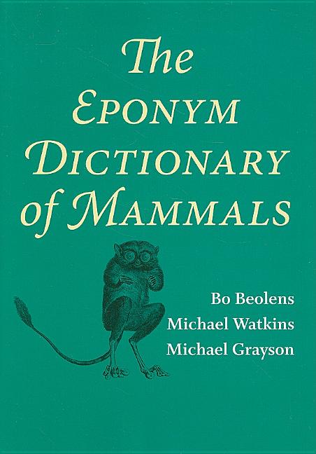 Eponym Dictionary of Mammals - Ingram