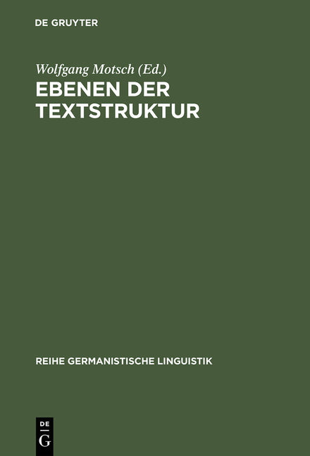 Ebenen der Textstruktur (Reprint 2015) - Ingram