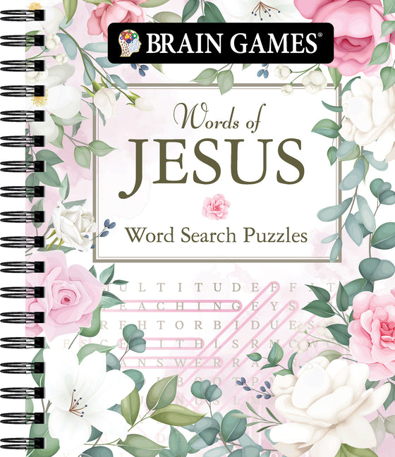 Brain Games - Words of Jesus Word Search Puzzles (320 Pages) - Ingram