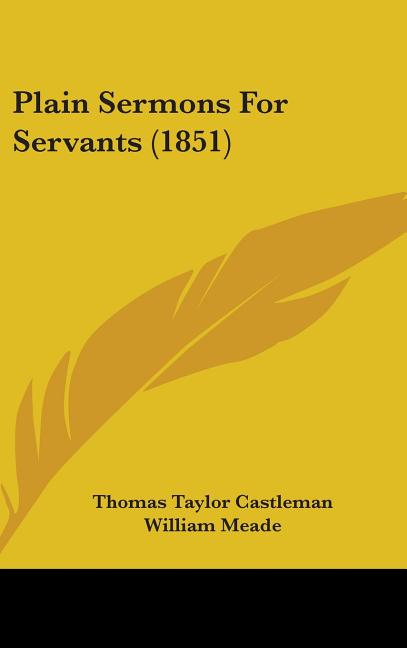 Plain Sermons For Servants (1851) - Ingram