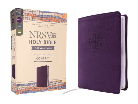 Nrsvue, Holy Bible with Apocrypha, Compact, Leathersoft, Purple, Comfort Print - Ingram