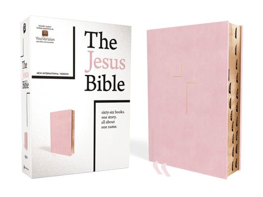 Jesus Bible, NIV Edition, Leathersoft Over Board, Pink, Indexed, Comfort Print - Ingram