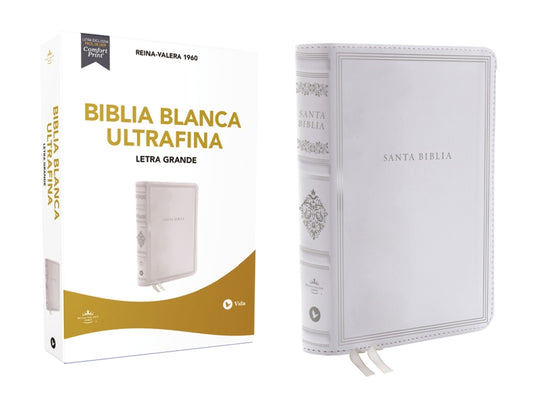 Rvr60, Santa Biblia, Ultrafina, Letra Grande, Bodas, Bautismo, Presentación/Dedicación Y Cumpleaños, Leathersoft, Blanco, Comfort Print - Ingram