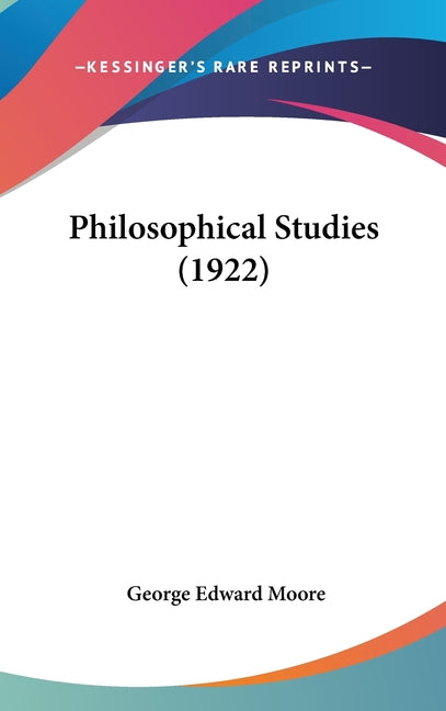 Philosophical Studies (1922) - Ingram
