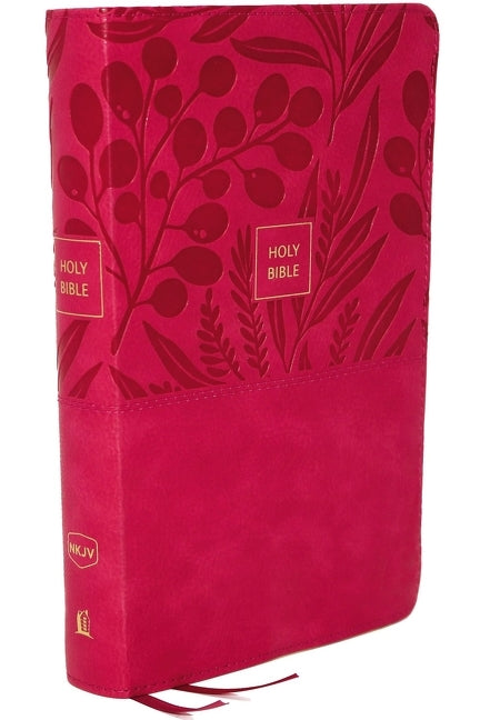 Nkjv, Reference Bible, Personal Size Large Print, Leathersoft, Pink, Red Letter Edition, Comfort Print: Holy Bible, New King James Version - Ingram