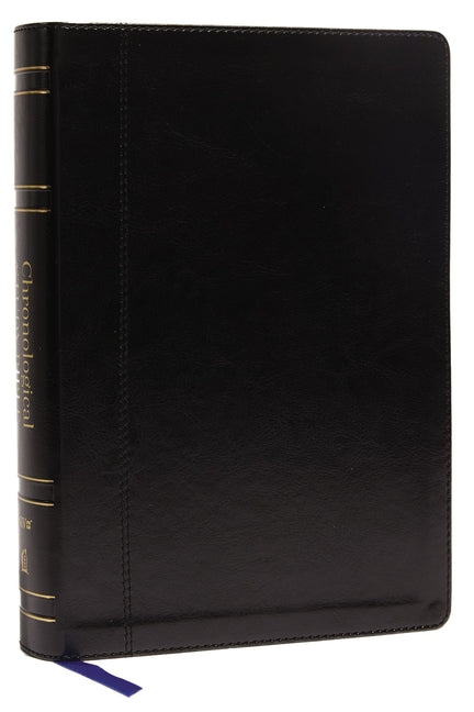 Niv, Chronological Study Bible, Leathersoft, Black, Comfort Print: Holy Bible, New International Version - Ingram