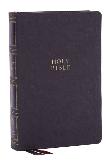 KJV Holy Bible: Compact Bible with 43,000 Center-Column Cross References, Gray Leathersoft, Red Letter, Comfort Print (Thumb Indexing): King James Ver - Ingram