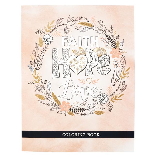 Color Bk Faith Hope Love - Ingram
