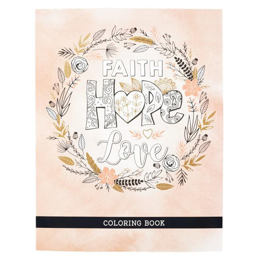 Color Bk Faith Hope Love - Ingram