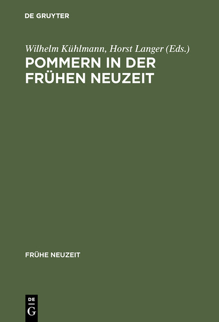 Pommern in der Frühen Neuzeit (Reprint 2015) - Ingram