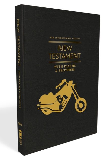 Niv, New Testament with Psalms and Proverbs, Pocket-Sized, Paperback, Black Motorcycle, Comfort Print - Ingram