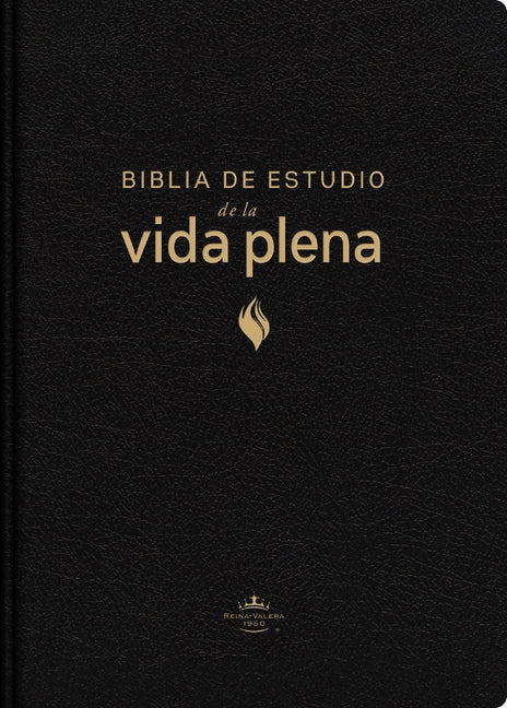 Rvr60, Biblia de Estudio de la Vida Plena, Edición Clásica, Piel Fabricada, Negro, Palabras de Jesús En Rojo, Comfort Print (Edicion Clasica) - Ingram